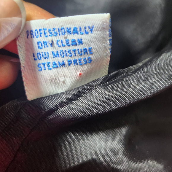 J'envie sport jacket zipper gront dark blue , gray sz 14/ L - Picture 5 of 8